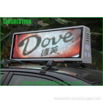 USB and 3G Outdoor P6 Taxi Display